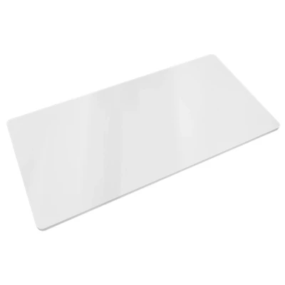 Image of Dellonda White Rectangular Desktop 1400 x 700mm, 1&quot; Thickness