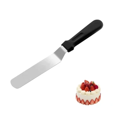 Image of Pallet Knife,Palette Knife Baking,Offset Spatula,Cake Spatula,Icing Palette Knife,Pallet for Cake Decorating,Pallet Baking,Suitable Kitchen,Home,Bakery