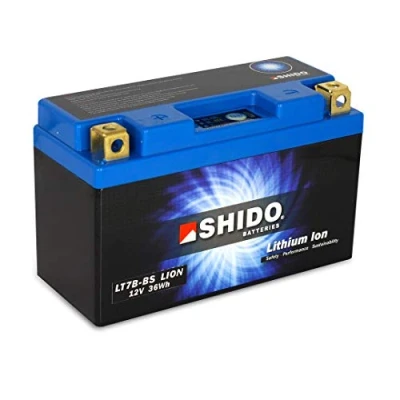 Image of SHIDO LT7B BS LION S Lithium Ion Battery Blue