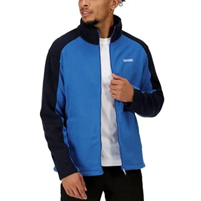 Image of Regatta Mens Hedman II Heavyweight Fleece Jacket Oxford Blue M