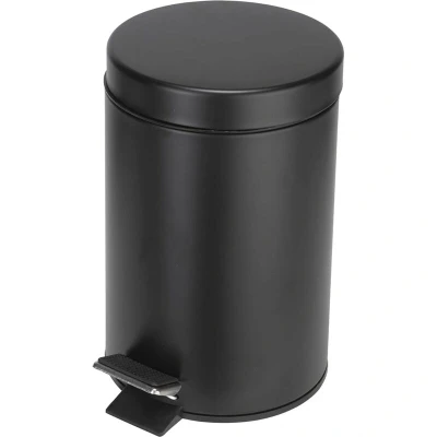 Image of Croydex 3Litre Soft Close Matt Black Bin