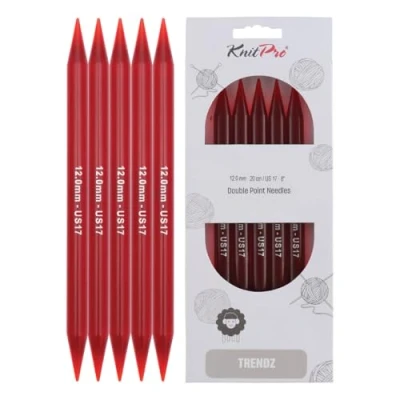 Image of Knit Pro KP51031 20 cm x 12.00 mm Double Pointed Needles, Multi Colour