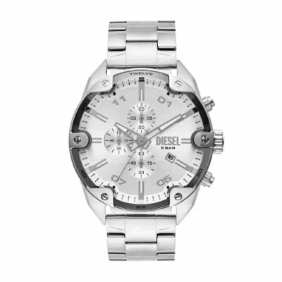 Image of Diesel Men&#039;s Analog Quartz Watch with Stainless Steel Strap DZ4677