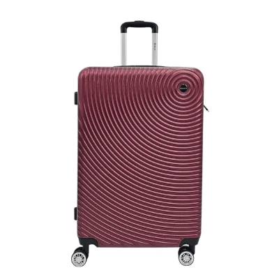 Image of Burgundy Medium Check in Suitcase 72 x 47 25 cm Hard Shell Luggage Case