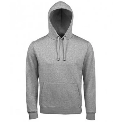 Image of SOLS Unisex Adults Spencer Hooded Sweatshirt (Grey Marl) Size Small