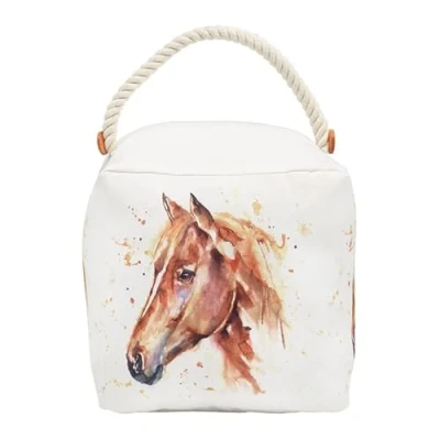Image of lesser and pavey LP49091 Country Life Horse Design Doorstop Multi color Accessory
