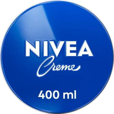 Image of NIVEA Creme Tin (400ml), Moisturising Cream Provides Intensive Protective Care for Soft and Supple Skin, Ideal Daily Use as a Face, Hand, or Body