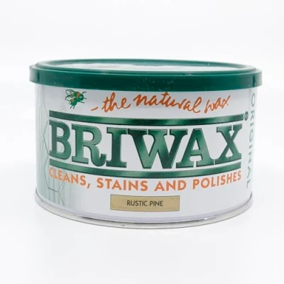 Image of Briwax Original Rustic Pine Wax Polish 400g (Japanese Labelled Version) Same UK Product Inside Furniture Cleans, Stains and Polishes