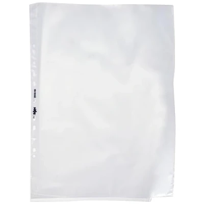 Image of Rexel Standard A3 Plastic Punched Wallets Top Opening, Pack of 10