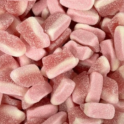 Image of Sour Strawberry Slices 700g Re Sealable Pouch by The Gourmet Sweet Company