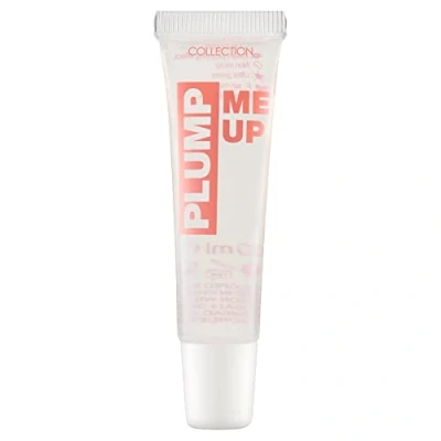 Image of Collection Cosmetics Plumping, High Shine, Non Sticky, Plump Me Up Scented Lip Gloss, 10ml, Clear, Peppermint