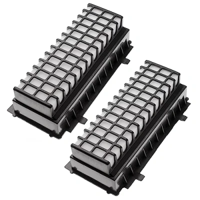 Image of vhbw Set 2x Filters compatible with Bosch BGS51432, BGS51433, BGS51434, BGS51442, BGS51442IL Vacuum Cleaner HEPA Filter, Allergy Filter