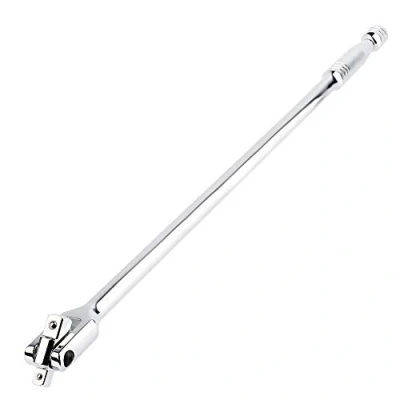 Image of MAXPOWER 2 in 1 Breaker Bar Wheel Nut Spanner Flexible Handle Dual Drive with 1/2&quot; and 3/8&quot; Sq. Drivers, (24&quot;/600mm)