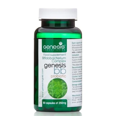 Image of Genesis Bifidobacterium Complex BB Probiotic 90 Capsules of 250 mg