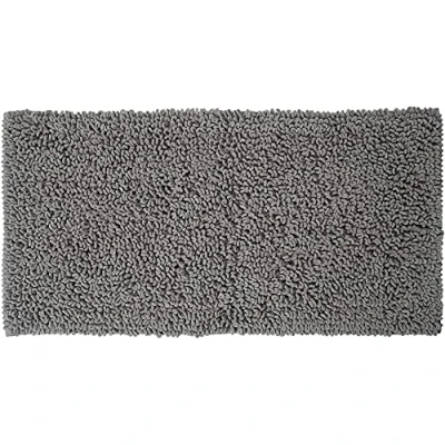 Image of Sealskin Twist Bath Mat, Microfibre, Grey, 60 x 3 120 cm