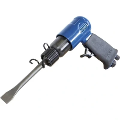 Image of Scheppach Air Hammer and Chisel Kit, 1/4&quot; BSP Inlet, 4500 BPM Impact Rate, 360 Adjustable Exhaust, Lightweight Design 2 Year Warranty