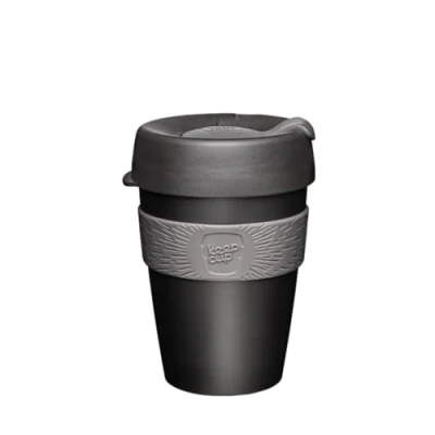 Image of KeepCup Original, Lightweight Reusable Coffee Cup with Splashproof Sipper Lid 12oz/340ml Doppio