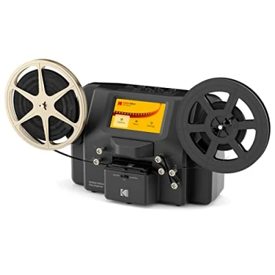 Image of Kodak Reels 8 mm and Super Films Digitizer Converter with Big 5 Inches Screen, Scanner Converts Film Frame by to Digital MP4 Files for Viewing, Sharing Saving on SD Card