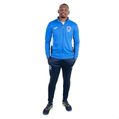 Image of Joma Men&#039;s Danube Ii Tracksuit, Royal Navy White, 3XL