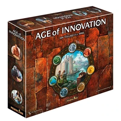 Image of Feuerland Spiele 31024 Age of Innovation A Terra Mystica Game, 1 Piece, from 14 Years, 5 Players