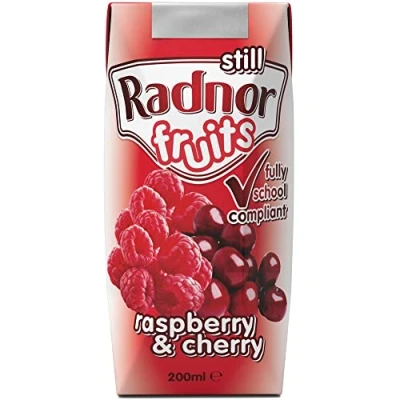 Image of Radnor Fruits Raspberry and Cherry Cartons 24x200ml