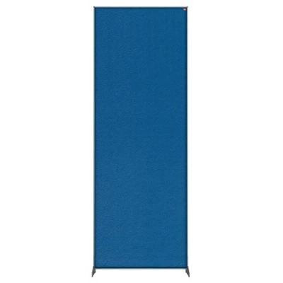 Image of Nobo Free Standing Screen Divider, Felt Surface, 1.8 m High, Impression Pro, 600 x 1800 mm, Blue, 1915526
