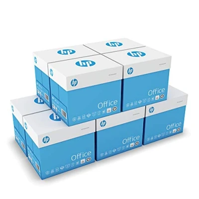Image of HP Office A4 80gsm White Copier Paper, 10 Boxes, 50 Reams (25,000 Sheets)