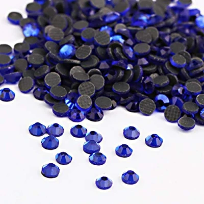 Image of Crystal Hotfix Rhinestone,Machine Cut Stone 1440pcs/pkg (Sapphire,SS16/4mm)
