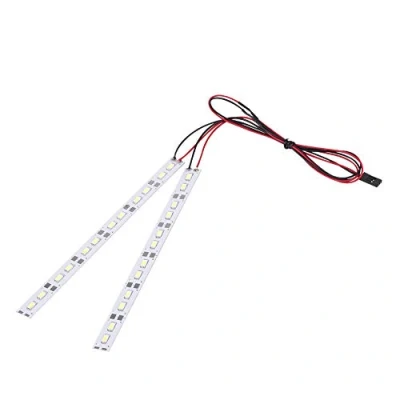 Image of Dilwe RC LED Strip, 24 LEDs Chassis Light Strip 6V for 1/10 1/8 Car Crawler Buggy
