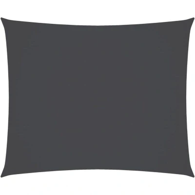 Image of vidaXL Sunshade Sail Oxford Fabric Rectangular 3.5x4.5 m Anthracite