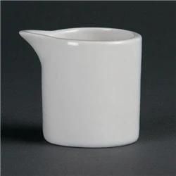 Image of 6X Olympia Whiteware Milk and Cream Jugs 57ml 2oz Mug Cup Creamer Pitcher