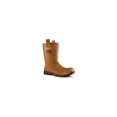 Image of Dunlop Protective Footwear Men&#039;s Purofort RigPRO Construction Boat, Brown, 10 UK