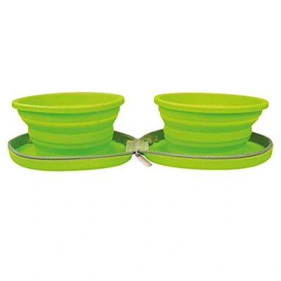Image of FOLDABLE ZIP UP DUAL BOWLS