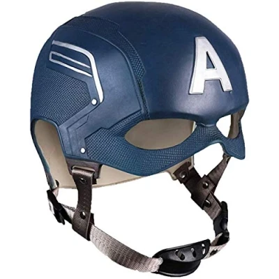 Image of LePyCos Cosplay Helmet Latex Movie Mask Avengers Halloween Props Blue