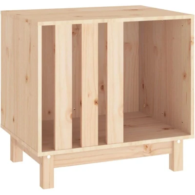 Image of vidaXL Dog House 60x45x57 cm Solid Wood Pine