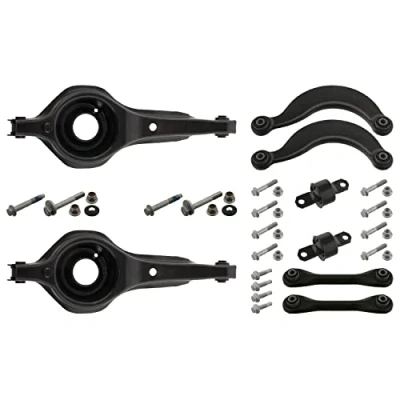 Image of 1064128, 1064128S2 Control arm repair kit FEBI BILSTEIN 38666 Rear Axle with attachment material FORD: Focus Mk1 Hatchback