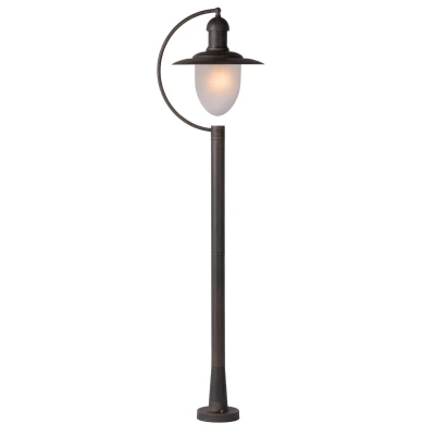 Image of Aruba Cottage Bollard Lamp post Outdoor 1xE27 IP44 Rust Brown