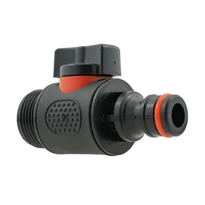 Image of Garden Watering Hose/irrgation Flow Control Valve Male femaleclick Lock/Thread (Male Thread Click Lock)