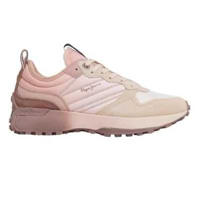 Image of Pepe Jeans Women&#039;s Lucky Flag Sneaker, Pink (Nude Pink), 7 UK