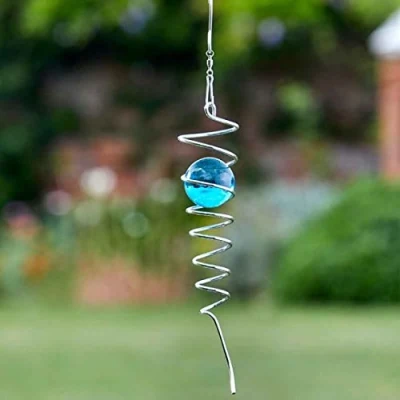 Image of 11&quot; Blue Spinning Helix