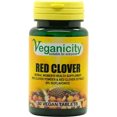 Image of Veganicity Red Clover : Women&#039;s Health Plant Supplement 30 Tablets