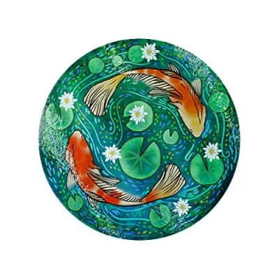 Image of Grindstore Koi Pool Glass Chopping Board 31x31cm