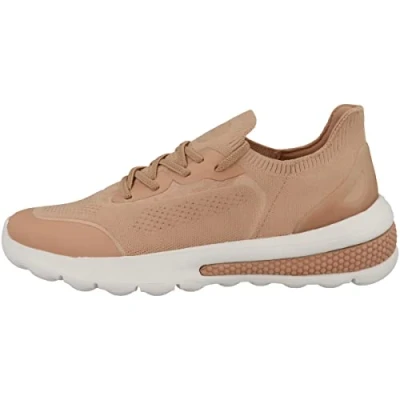 Image of Geox Women&#039;s D Spherica Actif Sneaker, Peach, 8 UK