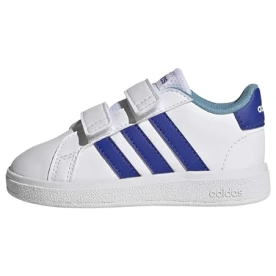 Image of adidas GRAND COURT 2.0 CF boys&#039;s Children&#039;s Shoes (Trainers) in White