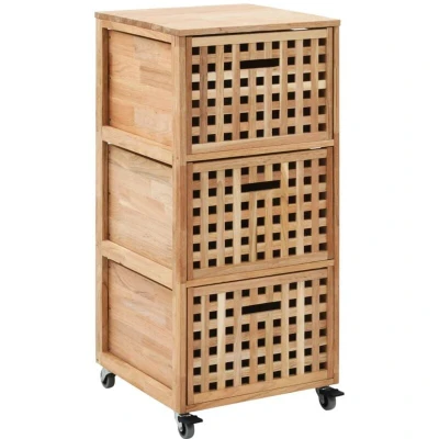 Image of vidaXL Bathroom Cabinet 41x41x91 cm Solid Walnut Wood