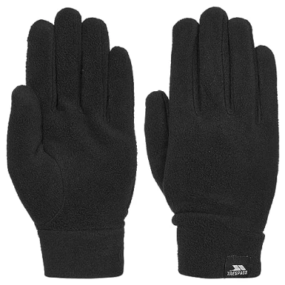 Image of Trespass Gaunt II, Black, M, Waterproof Gloves with Fleece Lining for Men, Medium, Black