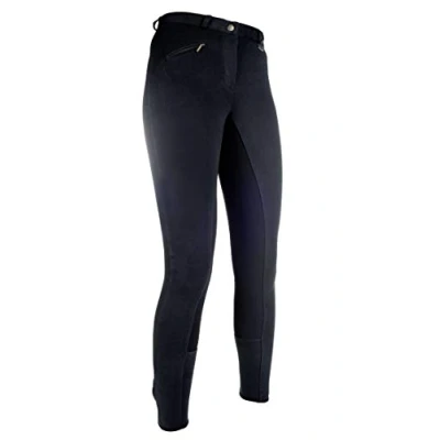 Image of HKM Kids Basic Belmtex Grip 3/4 Besatz Breeches, black, 38
