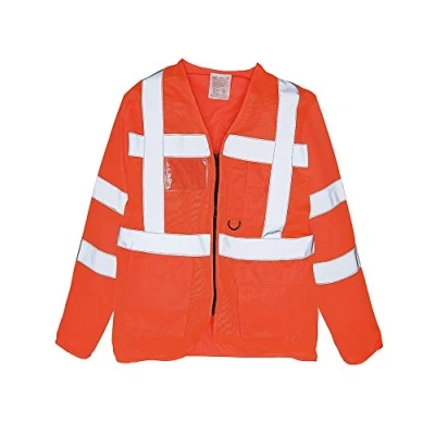 Image of Yoko Hi Vis Executive Long Sleeve Waistcoat (Hvj800) Size 3XL Color Orange