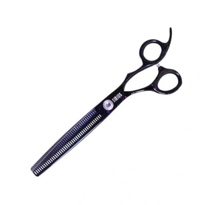 Image of GROOM Professional Sirius Fluffer Scissors Dog Grooming Hybrid Combined Elements of Thinners, Blenders &amp; Chunkers 440c Japanese Steel, 7 Inch 44T
