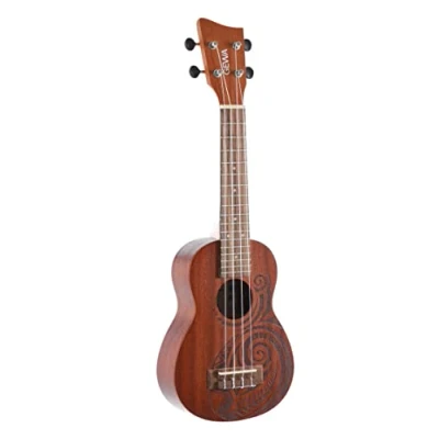 Image of GEWA Sopran ukulele Manoa KT SO Maori Sapelli silk Matt finish, with Gig Bag